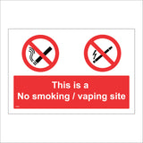 NS097 This Is A No Smoking Vaping Site