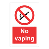 NS106 No Vaping E-Cigarettes Health Office Building Workplace