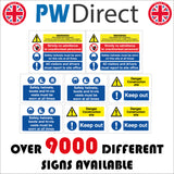 PA002 8 Signs Construction Site Safety Pack