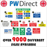 PA006 44 Signs Construction Site Safety Pack