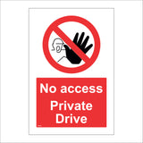 PR367 No Access Private Drive Land Property Hand