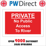 PR388 Private No Public Access To River Jetty Pier Tow Path