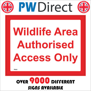 PR405 Wildlife Area Authorised Access Only Nature Reserve