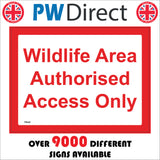 PR405 Wildlife Area Authorised Access Only Nature Reserve