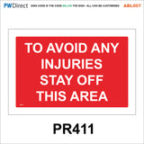 ABL007 Construction Site Safety PPE Keep Out Danger Office