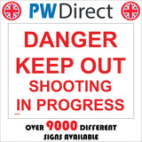 PR464 Danger Keep Out Shooting In Progress