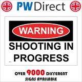 PR470 Warning Shooting In Progress Ammunition Weapons