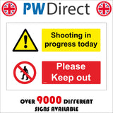 PR472 Shooting In Progress Today Please Keep Out