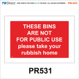 PBL003  Nosey Neighbour Ring Bell Left Right Parcel Drop Box