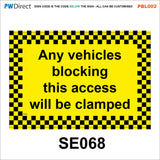 PBL002 Keep Off Drive No Parking Clear Access Grass Man Made