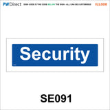 AILL008 Made To Order Door Plaques Surveyor Meter Room Planner