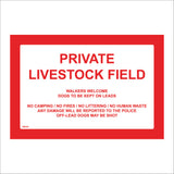 SE092 Private Livestock Field Walkers Welcome Dogs On Lead