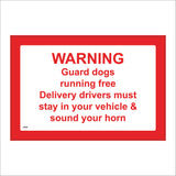 SE096 Guard Dogs Running Free Stay In Vehicle Sound Horn