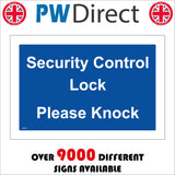 SE103 Security Control Lock Please Knock Safety
