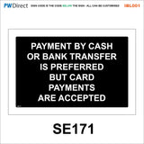 IBL001 Cash Accepted Shoplifters Prosecuted Dogs Welcome Sale