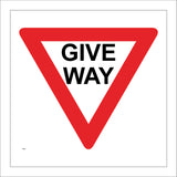 TR064 Give Way Sign with Triangle