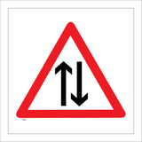 TR066 Two Way Traffic Sign with Arrows