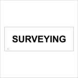 TR133 Surveying Sign