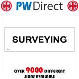 TR133 Surveying Sign