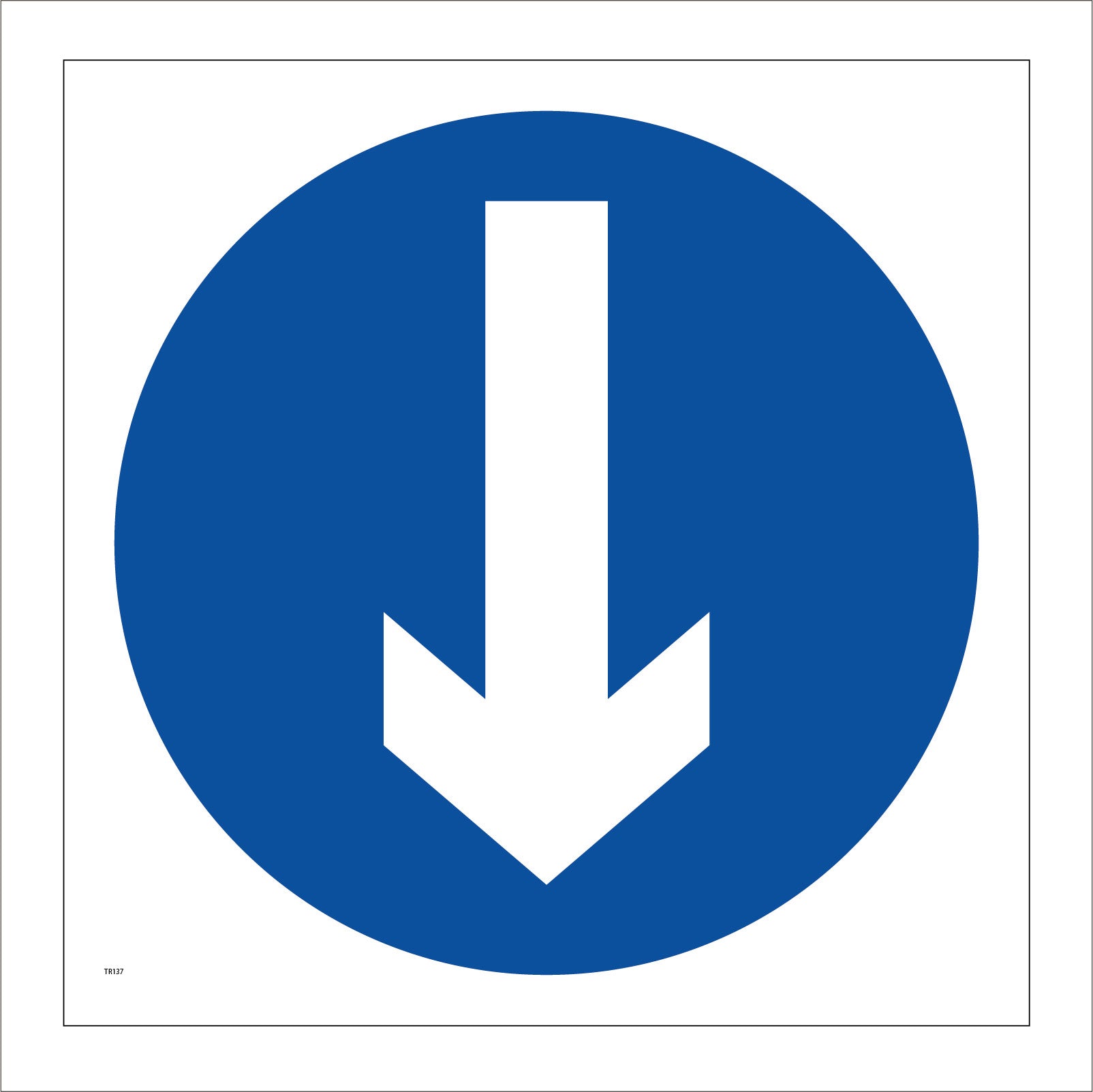 Down Arrow Sign