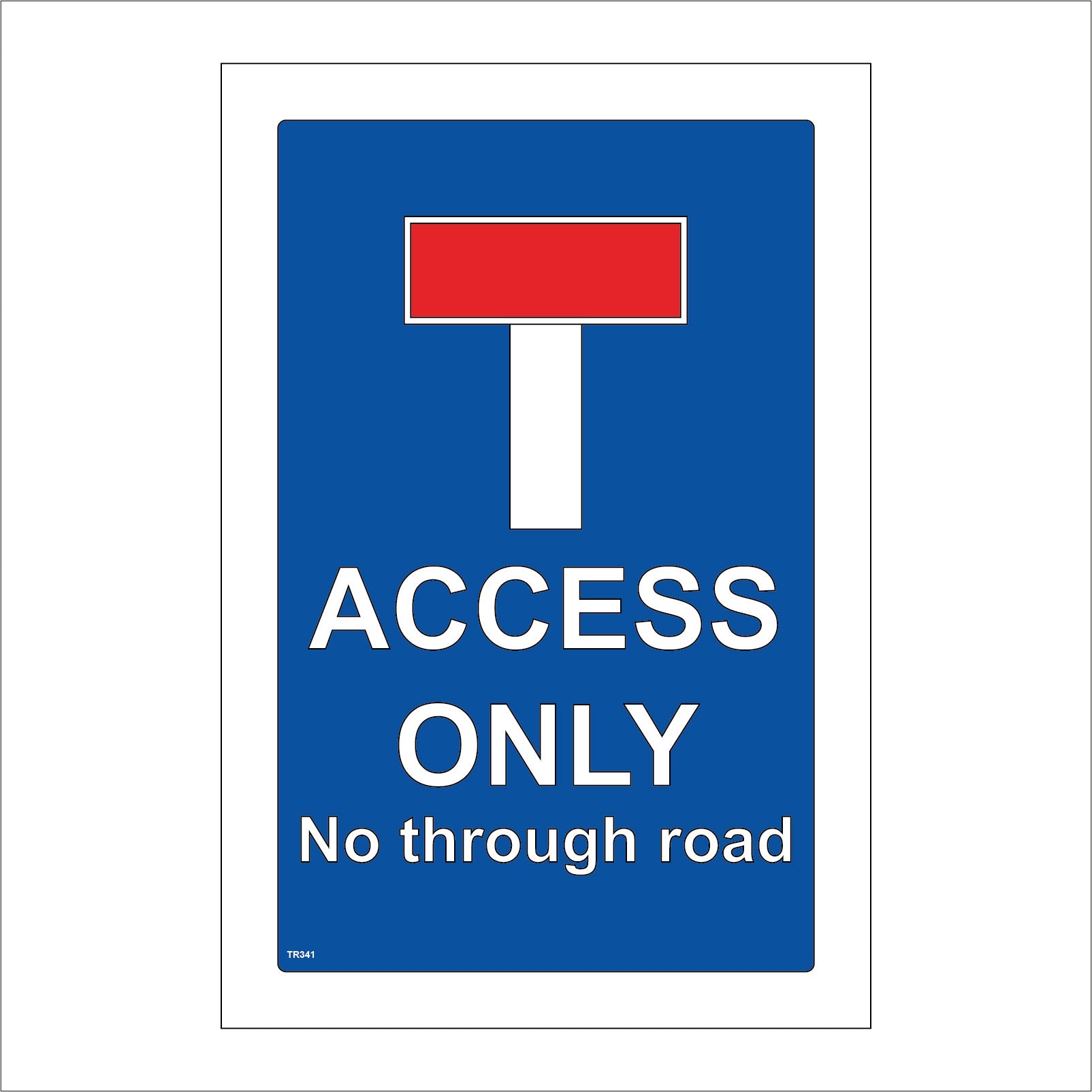 Private Road Sign Private Lane No Through Road Safety Sign - 3mm ...