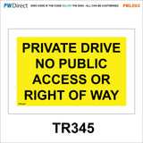 PBL002 Keep Off Drive No Parking Clear Access Grass Man Made