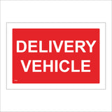 TR358 Delivery Vehicle Sign