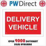 TR358 Delivery Vehicle Sign