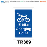 AWBP006 Custom Sign Made To Order High Voltage E-Bike Electric Vehicle
