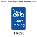 AWBP006 Custom Sign Made To Order High Voltage E-Bike Electric Vehicle