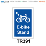 AWBP006 Custom Sign Made To Order High Voltage E-Bike Electric Vehicle