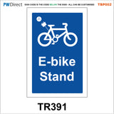 TBP002 Cyclists Traffic Parking Skateboarders Blind Spot Signs