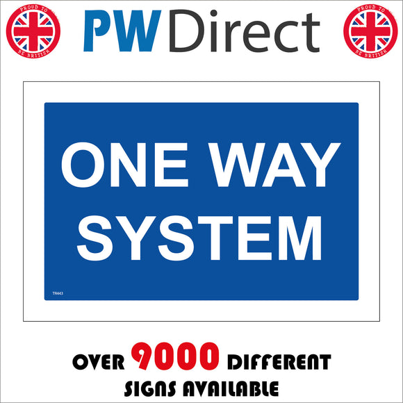 One Way System People Vehicles Sign – PWDirect