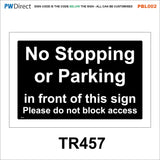 PBL002 Keep Off Drive No Parking Clear Access Grass Man Made