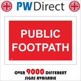 TR486 Public Footpath