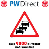 TR495 Traffic Queues Likely Cars Vehicles Motorway Maintenance Road Works