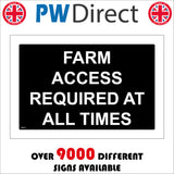 TR519 Farm Access Required At All Times