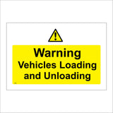 TR521 Warning Vehicles Loading And Unloading