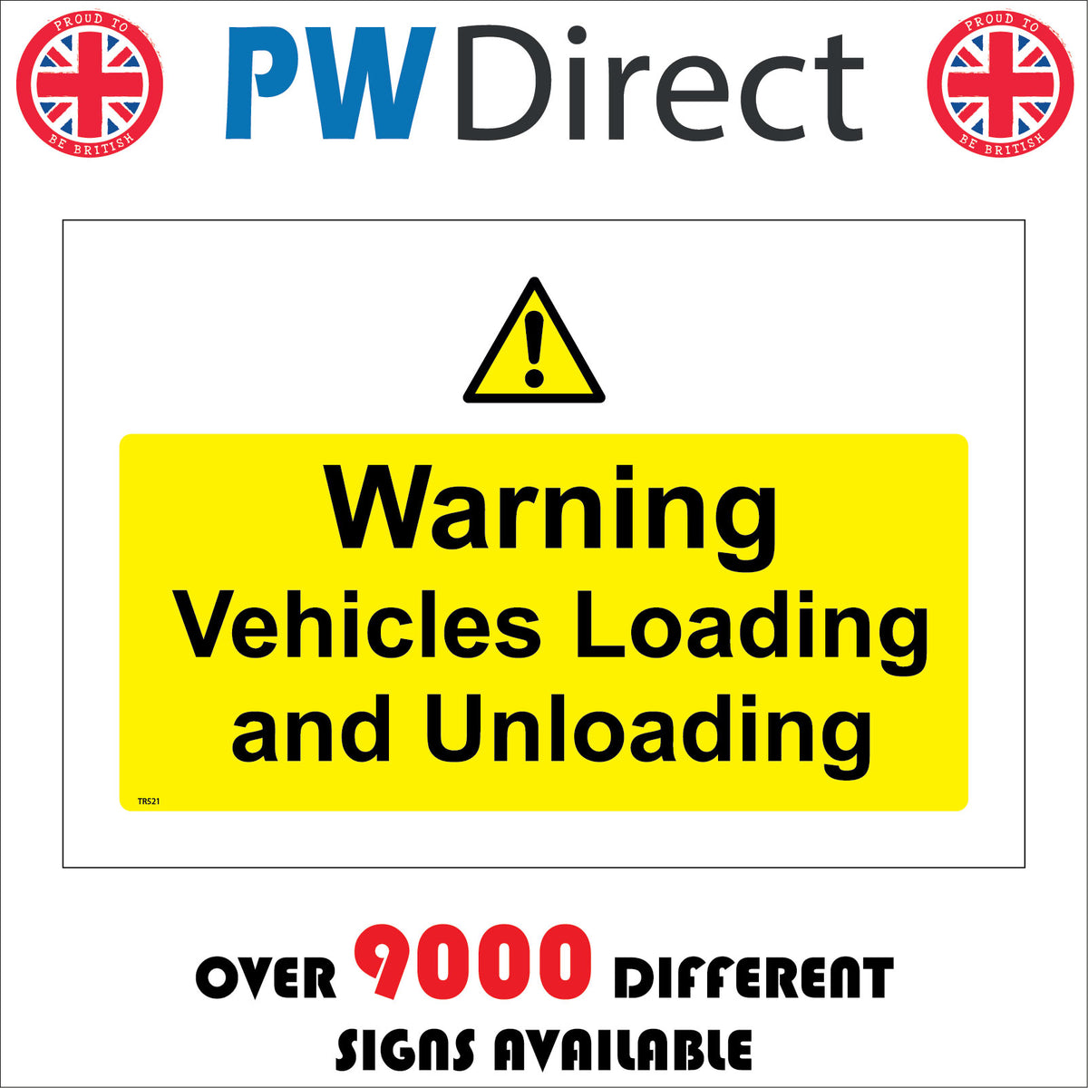 Unloading/loading Warning Message Warning Vehicles Loading And Unloading – PWDirect