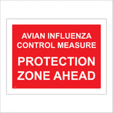 TR537 Avian Influenza Control Measure Protection Zone Ahead
