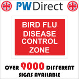 TR545 Bird Flue Disease Control Zone