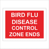 TR546 Bird Flu Disease Control Zone Ends