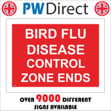TR546 Bird Flu Disease Control Zone Ends