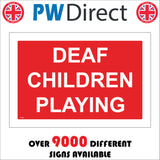TR563 Deaf Children Playing Sound Noise Hearing Slow Kids
