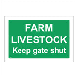 TR587 Farm Livestock Keep Gate Shut Closed Fastened Secure