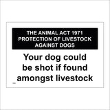TR590 Animal Act Protection Act Dog Shot Livestock