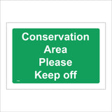 TR608 Conservation Area Please Keep Off Out Protected Private