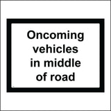 TR611 Oncoming Vehicles In Middle Of Road