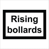 TR628 Rising Bollards Block Restrict Vehicles Workplace