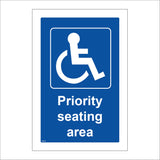 TR635 Priority Seating Area Mobility Disabled Passengers Wheelchair